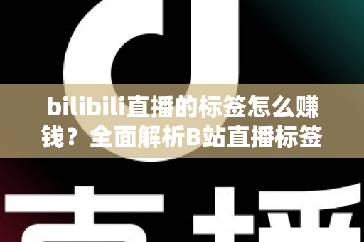 bilibili直播的标签怎么赚钱?全面解析B站直播标签变现的正确姿势 bilibili直播的标签怎么赚钱?全面解析B站直播标签变现的正确姿势