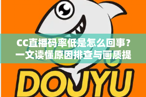 CC直播码率低是怎么回事？一文读懂原因排查与画质提升全攻略