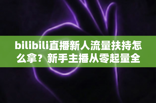 bilibili直播新人流量扶持怎么拿?新手主播从零起量全攻略 bilibili直播新人流量扶持怎么拿?新手主播从零起量全攻略