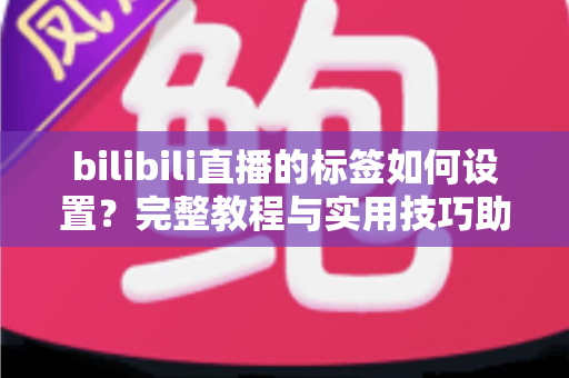 bilibili直播的标签如何设置？完整教程与实用技巧助你提升直播间曝光度