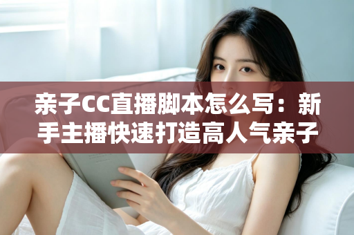 亲子CC直播脚本怎么写:新手主播快速打造高人气亲子直播间的完整实战指南 亲子CC直播脚本怎么写:新手主播快速打造高人气亲子直播间的完整实战指南