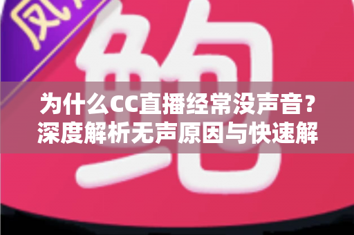为什么CC直播经常没声音？深度解析无声原因与快速解决全攻略