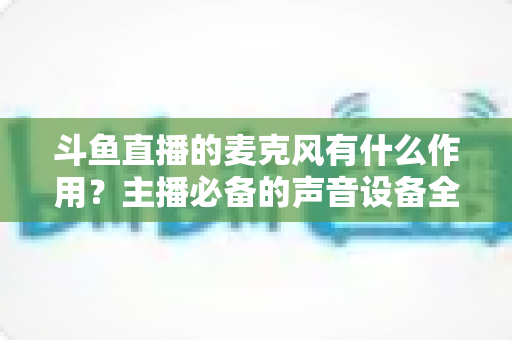 斗鱼直播的麦克风有什么作用?主播必备的声音设备全解析与实用指南 斗鱼直播的麦克风有什么作用?主播必备的声音设备全解析与实用指南
