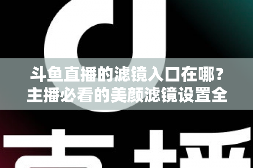 斗鱼直播的滤镜入口在哪？主播必看的美颜滤镜设置全攻略