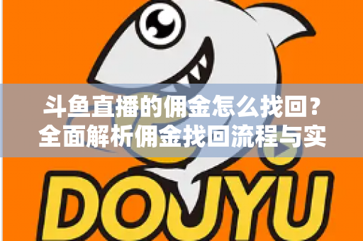 斗鱼直播的佣金怎么找回？全面解析佣金找回流程与实用技巧指南