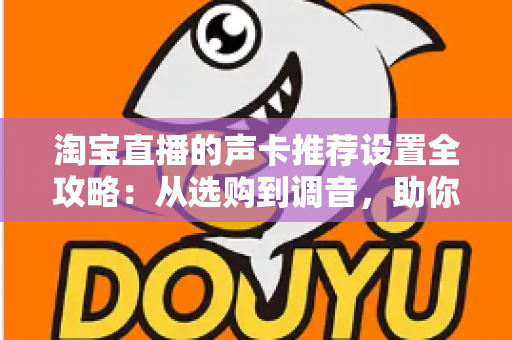 淘宝直播的声卡推荐设置全攻略:从选购到调音,助你打造专业级直播音效 淘宝直播的声卡推荐设置全攻略:从选购到调音,助你打造专业级直播音效