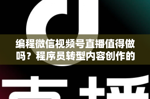 编程微信视频号直播值得做吗?程序员转型内容创作的深度分析与实操指南 编程微信视频号直播值得做吗?程序员转型内容创作的深度分析与实操指南