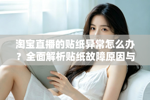 淘宝直播的贴纸异常怎么办?全面解析贴纸故障原因与高效解决方案 淘宝直播的贴纸异常怎么办?全面解析贴纸故障原因与高效解决方案