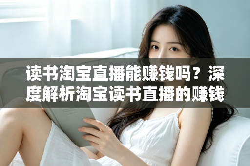 读书淘宝直播能赚钱吗？深度解析淘宝读书直播的赚钱模式、收益来源与实操变现指南