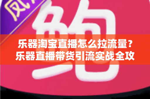 乐器淘宝直播怎么拉流量?乐器直播带货引流实战全攻略,从0到1玩转直播间流量 乐器淘宝直播怎么拉流量?乐器直播带货引流实战全攻略,从0到1玩转直播间流量