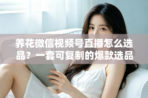 养花微信视频号直播怎么选品？一套可复制的爆款选品实战指南