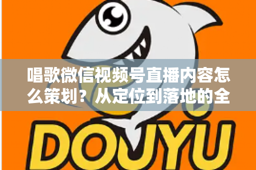 唱歌微信视频号直播内容怎么策划？从定位到落地的全流程实战指南
