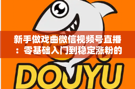 新手做戏曲微信视频号直播:零基础入门到稳定涨粉的完整实战指南 新手做戏曲微信视频号直播:零基础入门到稳定涨粉的完整实战指南