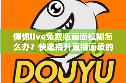 懂你live免费版画面模糊怎么办?快速提升直播画质的实用指南 懂你live免费版画面模糊怎么办?快速提升直播画质的实用指南