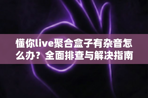 懂你live聚合盒子有杂音怎么办？全面排查与解决指南助您快速恢复清晰音质